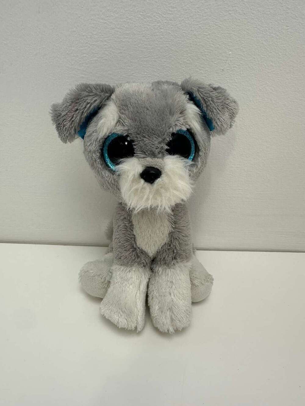 Ty Beanie Boo “Whiskers” the Schnauzer Dog - No Hang Tag (6 inch)